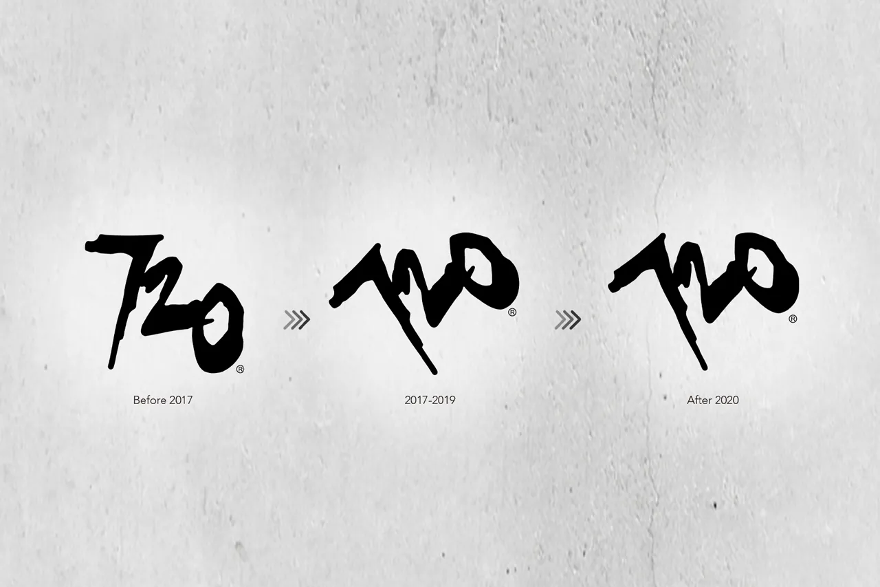 720armour Logo 標誌網格與比例設計