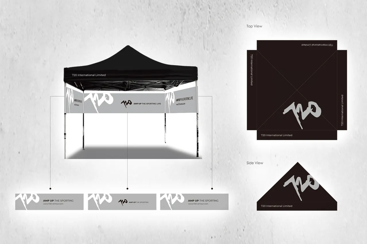 720armour 門市招牌與燈箱視覺設計
