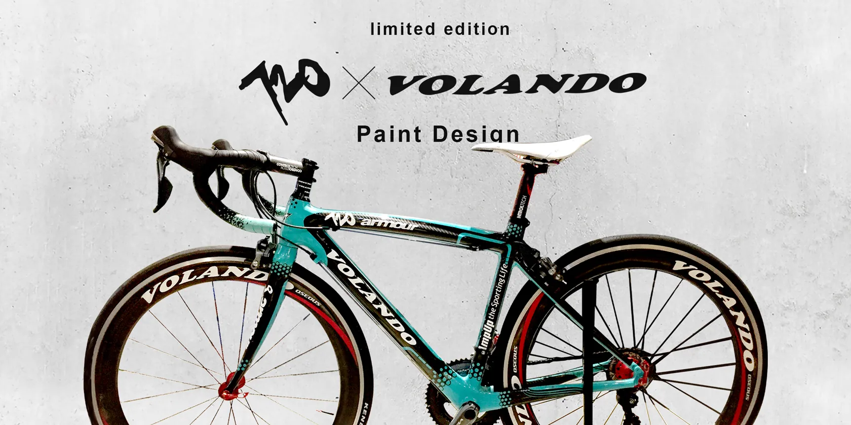 720 x Volando 聯名公路自行車架塗裝設計