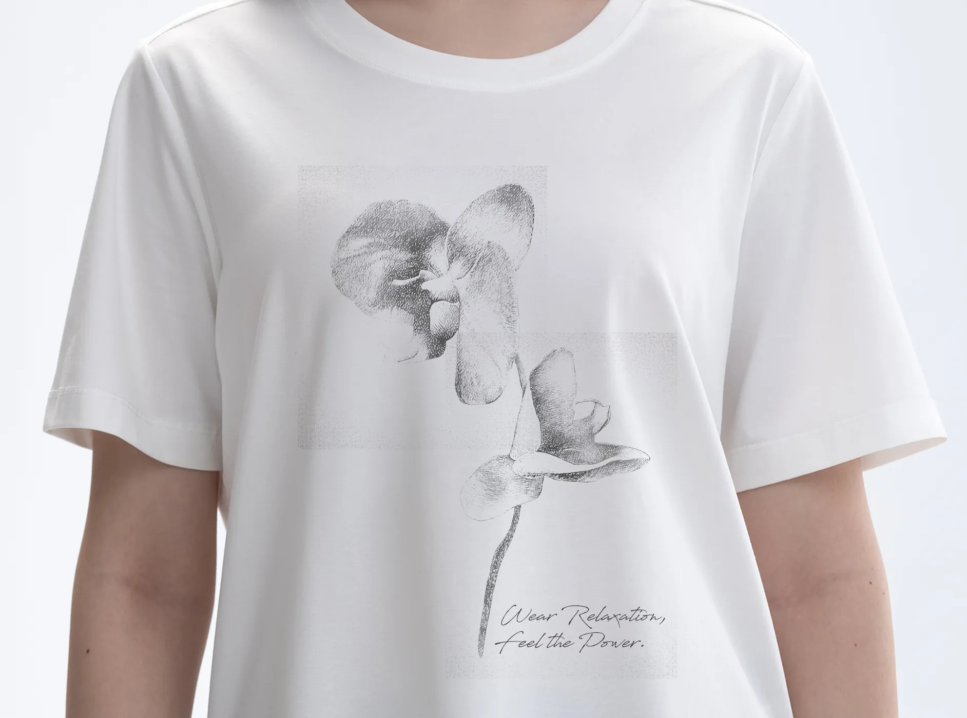 Taiwan Orchid 蘭花 踢恤插畫設計