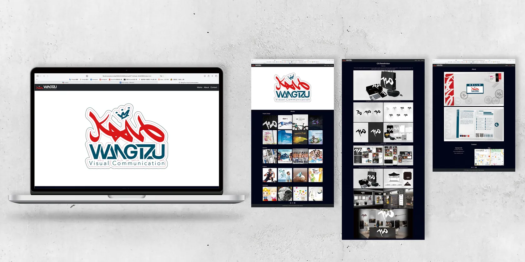 WANGTZU 個人品牌官網 UI 介面設計網頁設計 社群行銷規劃